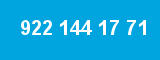 922 144 17 71 922 144 17 71